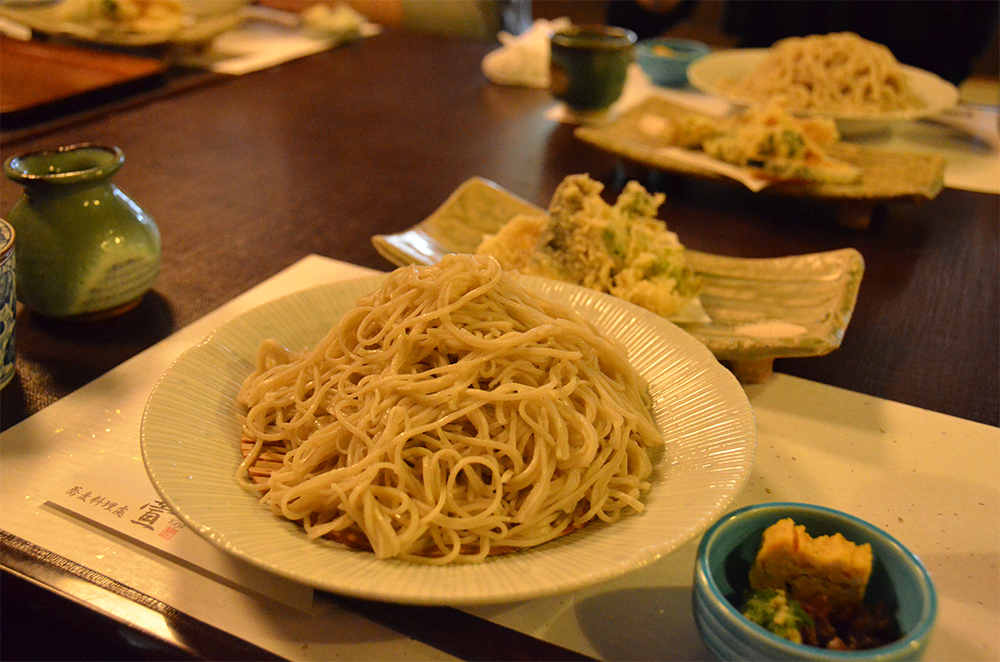 出来たてのお蕎麦